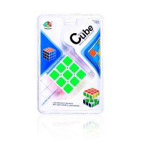 Double blister packing! Hot selling 3X3X3 plastic magic cube(6.0CM) for education and fun OEM SUPPORTED