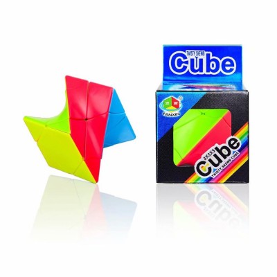 Twisty skewb cube, 6.0cm stickerless cube