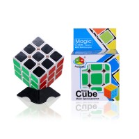 Color box packing! White 1 Hot selling 3X3X3 magic cube(5.6CM) for education and fun OEM SUPPORTED!