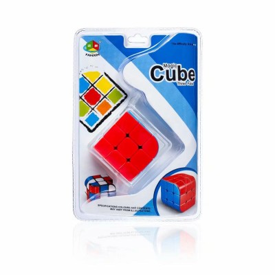 5.5cm Three Face cube, ABS plastic with stickerless cube